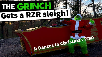 The Grinch Gets a RZR Sleigh & Dances to Christmas Trap
